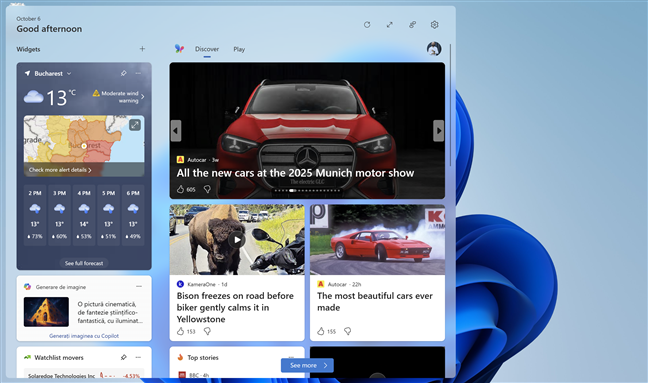 Widgeturile au fost extinse