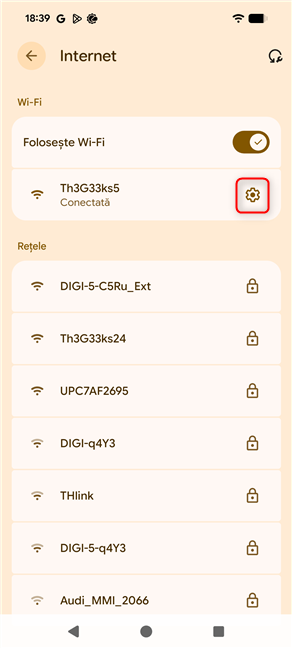 ApasÄƒ  pe rotiÈ›a dinÈ›atÄƒ de lÃ¢ngÄƒ reÈ›ea