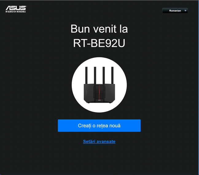 Apas&Auml; pe Crea&Egrave;i o re&Egrave;ea nou&Auml;