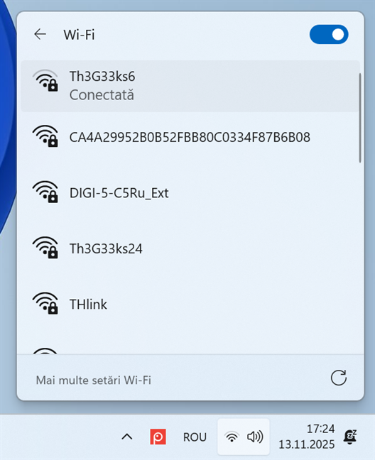 ConecteazÄƒ-te la Wi-Fi