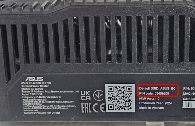 Numele È™i parola implicite pentru Wi-Fi