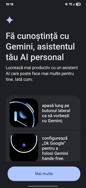 Integrarea cu Gemini este impecabil&Auml;