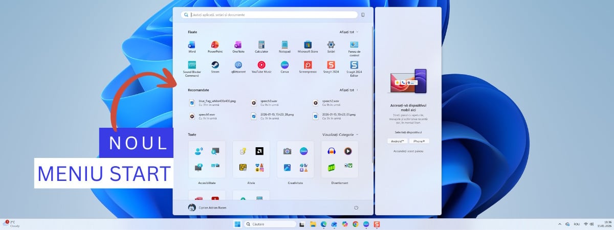 Ce s-a întâmplat cu Meniul Start din Windows 11?