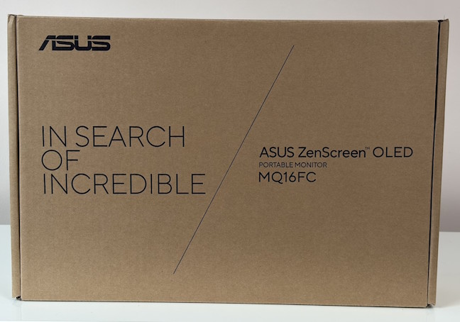 Cutia &Atilde;&reg;n care vine ASUS ZenScreen OLED MQ16FC