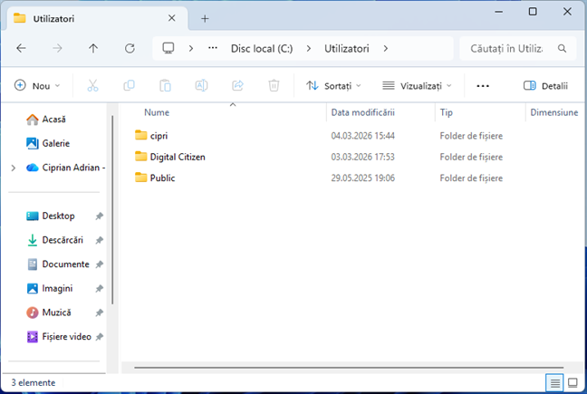 Conturile Microsoft folosesc un folder cu un nume trunchiat