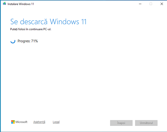Se descarc&Auml; fi&Egrave;ierele de instalare pentru Windows 11