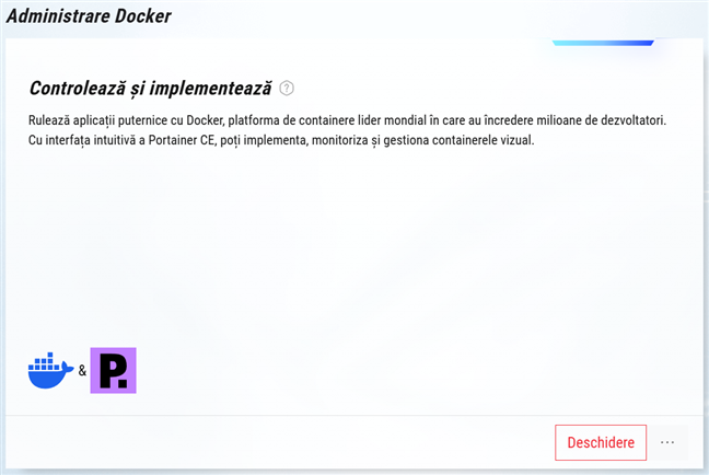 Docker este instalat
