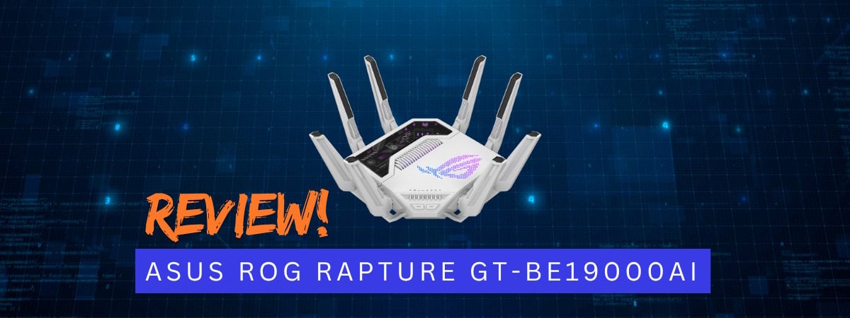 ASUS ROG GT-BE19000AI review: Primul router cu inteligență artificială!