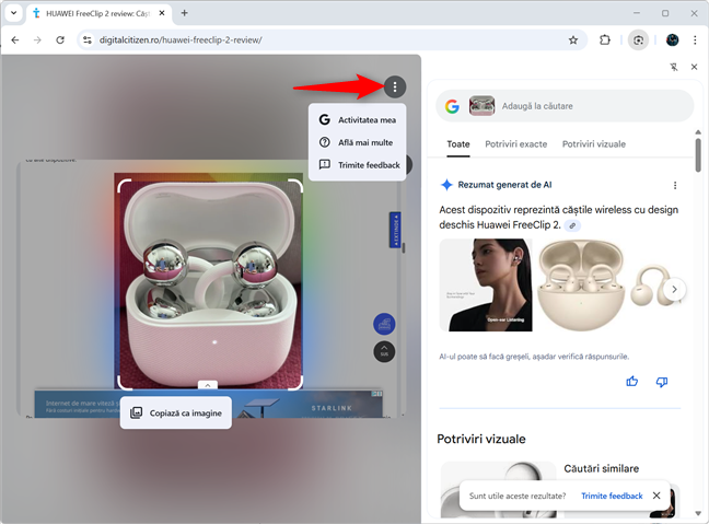 Afl&Auml; mai multe despre Google Lens
