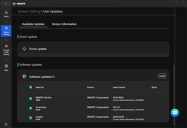 Aplica&Egrave;ia GiMATE