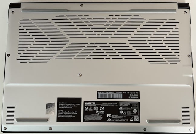 GIGABYTE AERO X16 poate fi demontat cu u&Egrave;urin&Egrave;&Auml;