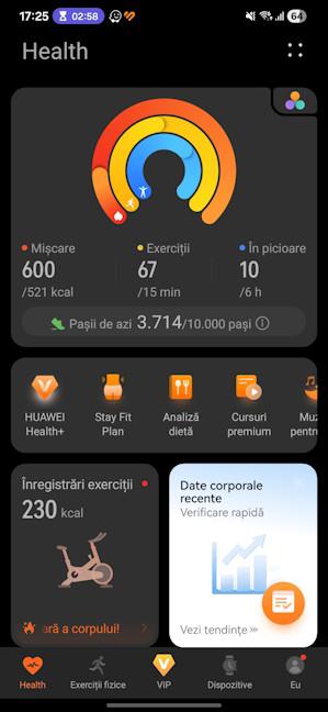 Aplica&Egrave;ia HUAWEI Health este u&Egrave;or de folosit