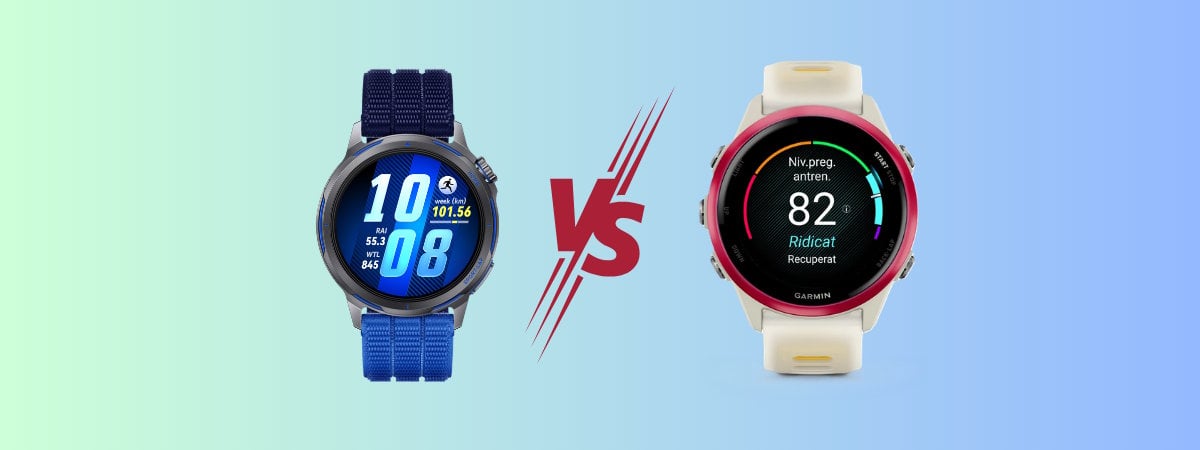 HUAWEI WATCH GT Runner 2 vs. Garmin Forerunner 570: Care este mai bun?