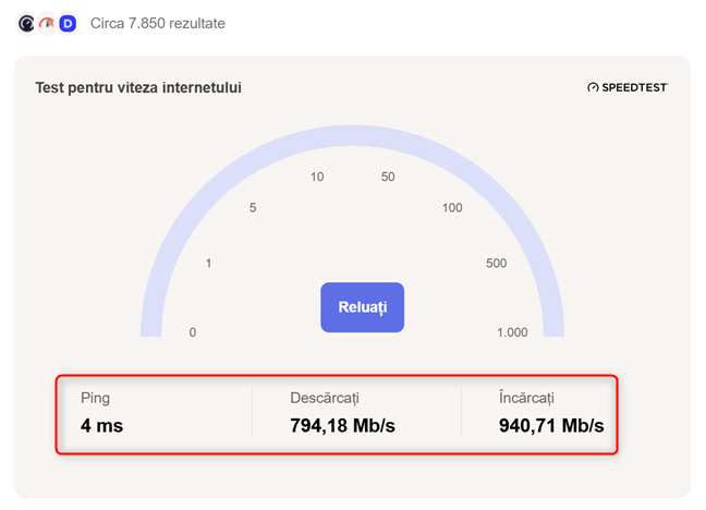 A&Egrave;teapt&Auml; rezultatele testului de vitez&Auml;