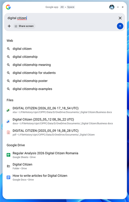 Po&Egrave;i face c&Auml;ut&Auml;ri rapide de fi&Egrave;iere