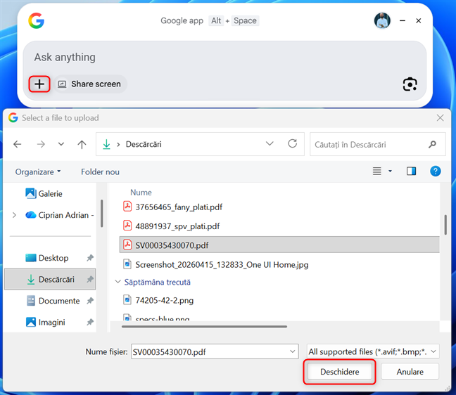 Urc&Auml; un document &Atilde;&reg;n aplica&Egrave;ie