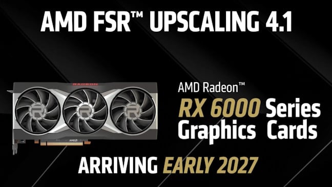 AMD FSR 4.1 vine Èi pe plÄcile video Radeon RX 6000