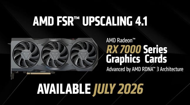 AMD FSR 4.1 vine pe plÄcile video Radeon RX 7000