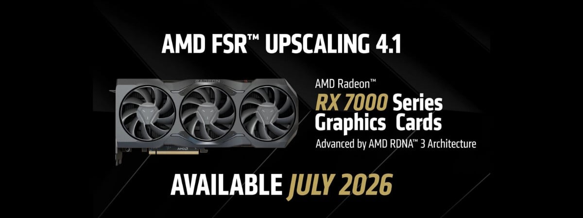 AMD FSR 4.1 vine și pe generațiile anterioare: Radeon RX 7000 & RX 6000