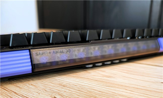 Inelele SAPP &Egrave;i switchurile analog sunt stocate &Atilde;&reg;n spatele tastaturii