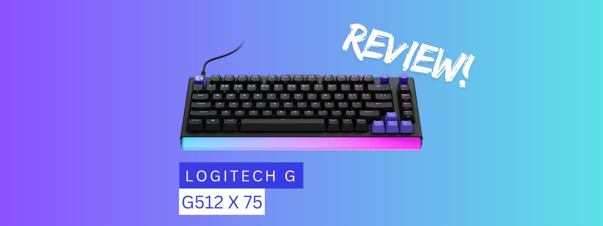 Review Logitech G G512 X 75: Intersecția dintre analogic și mecanic