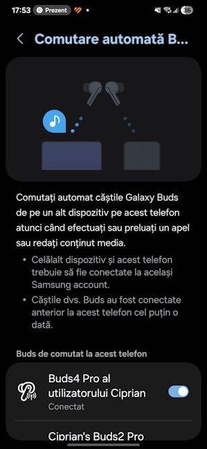 Conectivitatea multipunct cere dispozitive Samsung