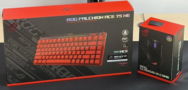 ASUS ROG Falchion ACE 75 HE Èi ROG Gladius III Core