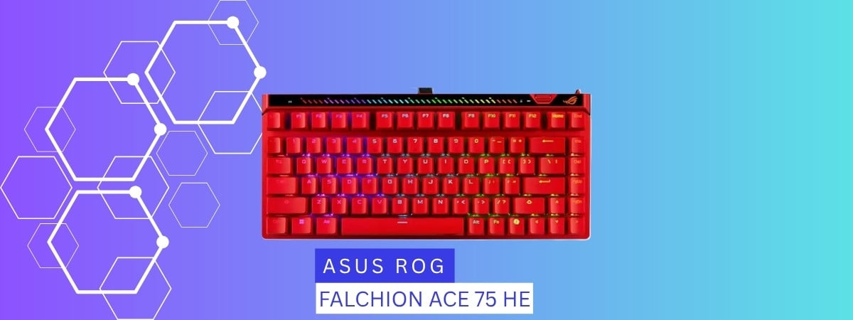 Review ASUS ROG Falchion ACE 75 HE: Inovație într-un format mic!