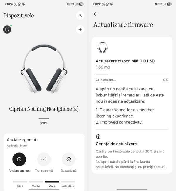 AplicaÈia Nothing X
