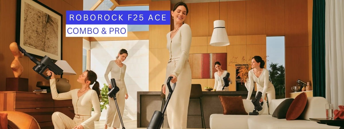 Roborock lansează noile aspiratoare F25 ACE Combo și F25 ACE Pro