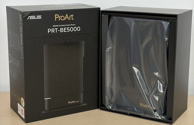 Cutia în care vine ASUS ProArt PRT-BE5000