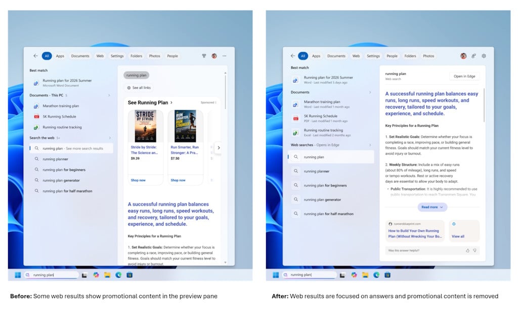 CÄutare fÄrÄ reclame în Windows 11