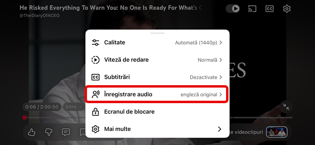 ApasÄ pe Ãnregistrare audio