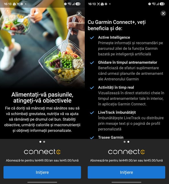 Vrei un abonament Garmin Connect+?