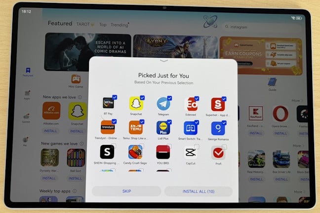 AppGallery include multe aplicaÈii