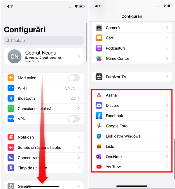 GÄƒseÈ™te aplicaÈ›ia pe care vrei s-o blochezi Ã®n ConfigurÄƒrile de pe iPhone