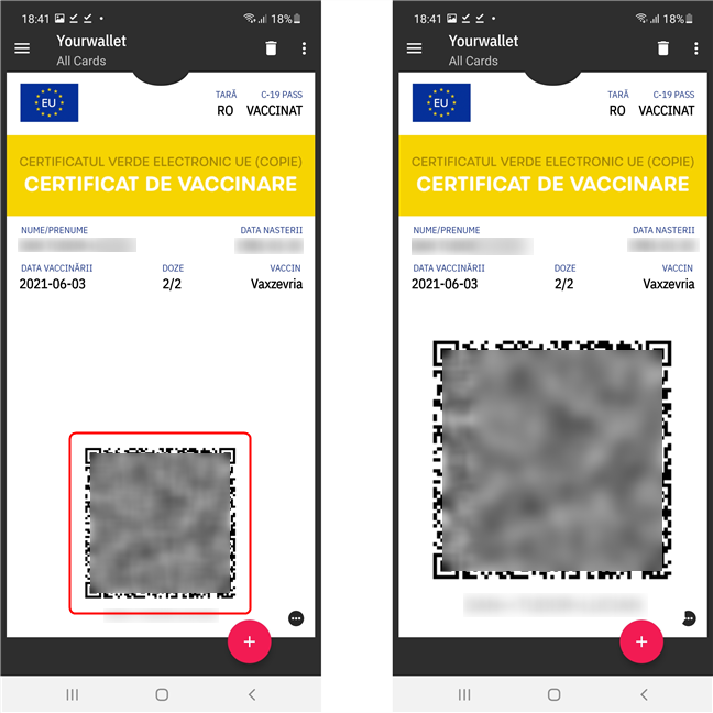 ApasÄ pe codul QR când vrei sÄ Ã®l scanezi