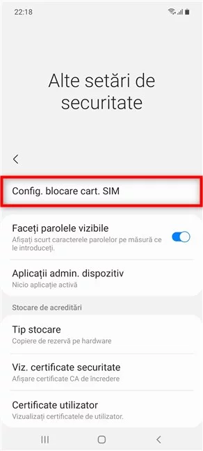 specify fresh Vinegar Cum schimbi sau dezactivezi codul cartelei SIM pe Android