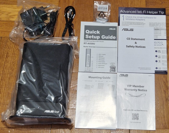 Despachetarea lui ASUS RT-AX59U