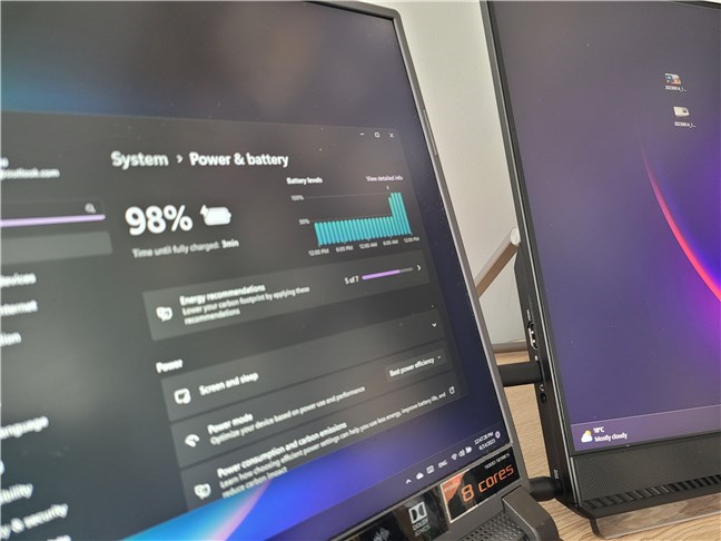 Portul USB-C acceptÄ Power Delivery de 60 de waÈi