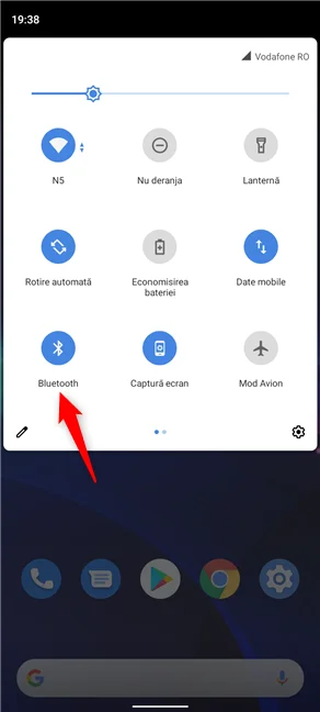 Mai întâi, pornește Bluetooth pe Android