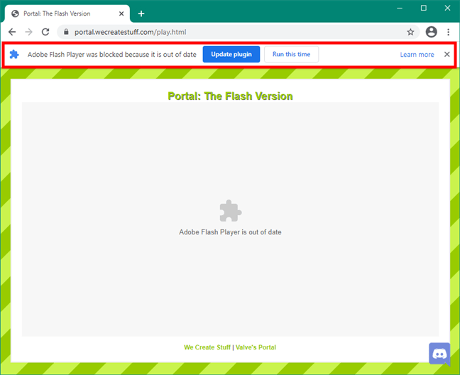 Adobe Flash Player a fost blocat pentru cÄƒ este Ã®nvechit