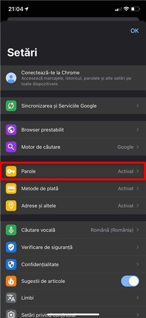AcceseazÄ Parole