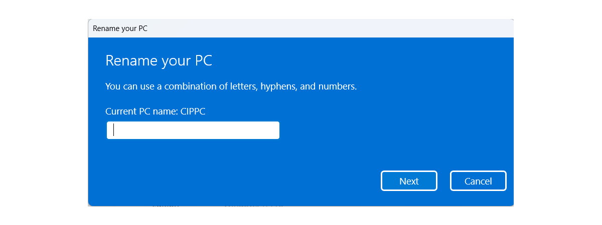 Care este numele dispozitivului sau al PC-ului tău cu Windows?