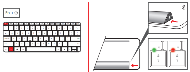 Cum intri în modul de asociere Bluetooth pe o tastatură Microsoft
