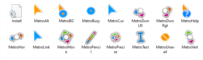 Metro X Cursor Set
