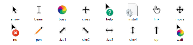 VS cursors (version 2.0)