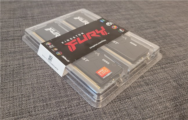 Un kit de memorie DDR5-6000