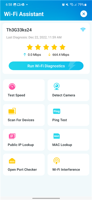 Wi-Fi Assistant din aplicaÈia Deco