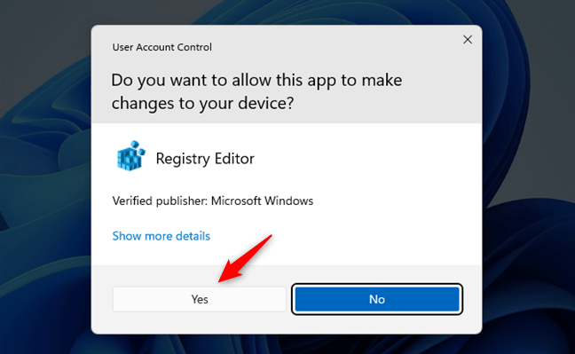 Permite Registry Editor sÄƒ facÄƒ modificÄƒri